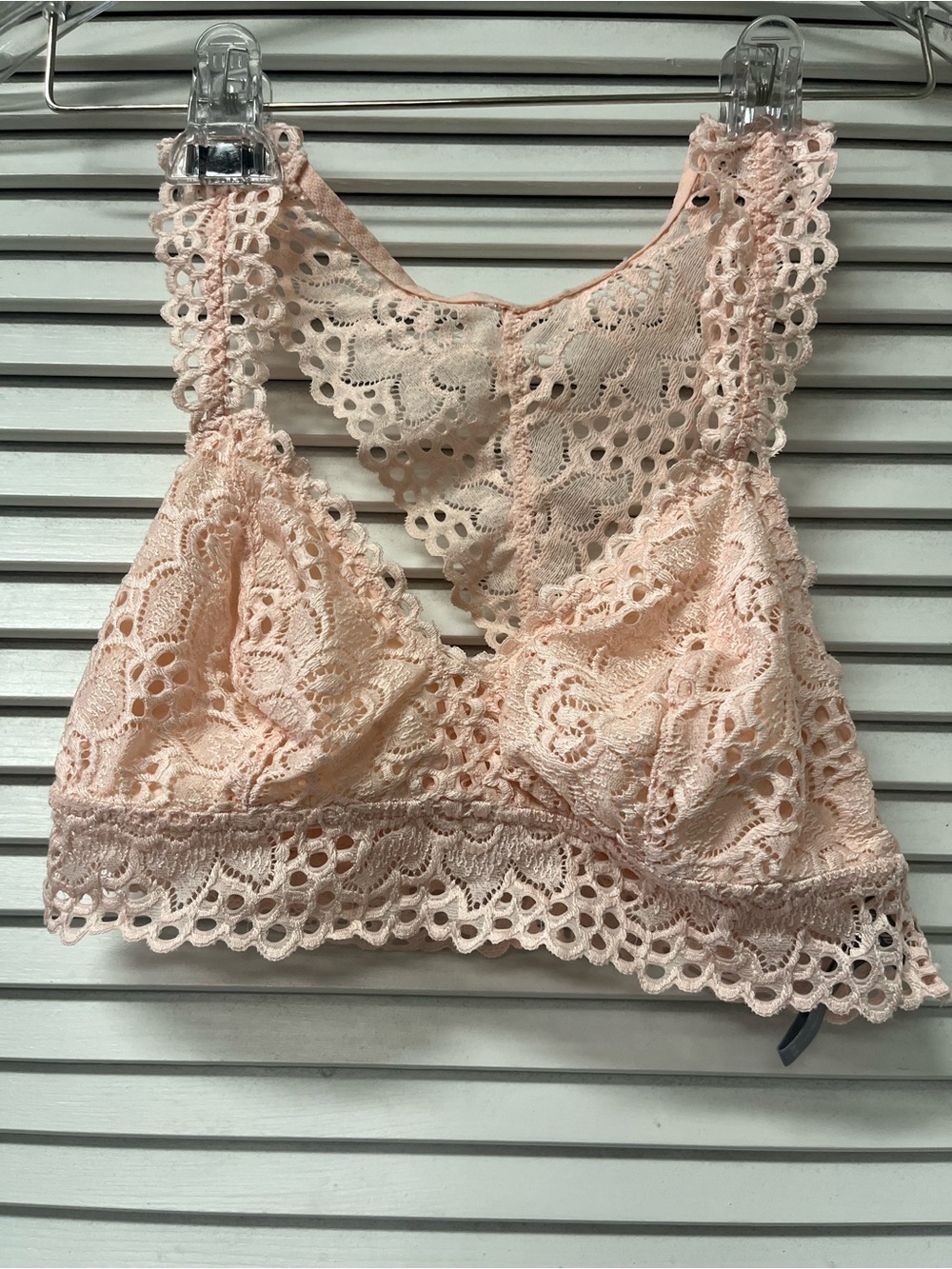 AERIE✨M✨Delicate Lace Bralette in Soft Peach